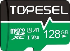 TOPESEL Micro SD Cards 128GB Extreme Micro SDXC TF Cards Memory Cards High Speed