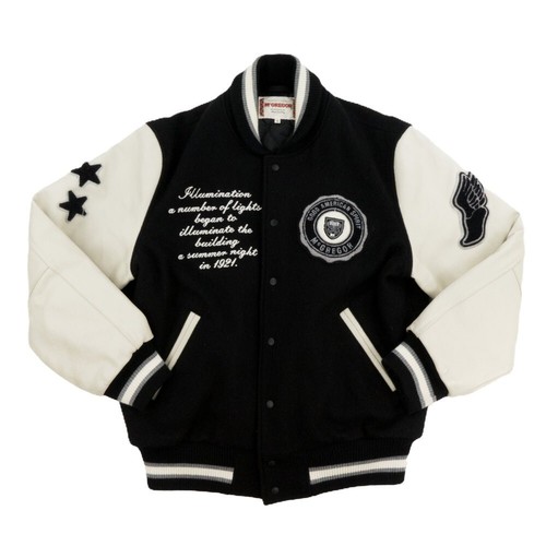 McGregor - Black & White Varsity Stadium Jacket (Approx. M)