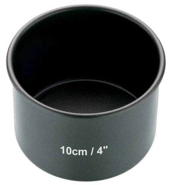 Non Stick Deep Mini Round Cake Tin Kitchen Craft Loose Base Pork Pie
