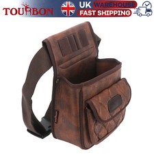 TOURBON Gun Cartridges Waist Bag Shooting Shells Holder PU Speed Loader Pouch