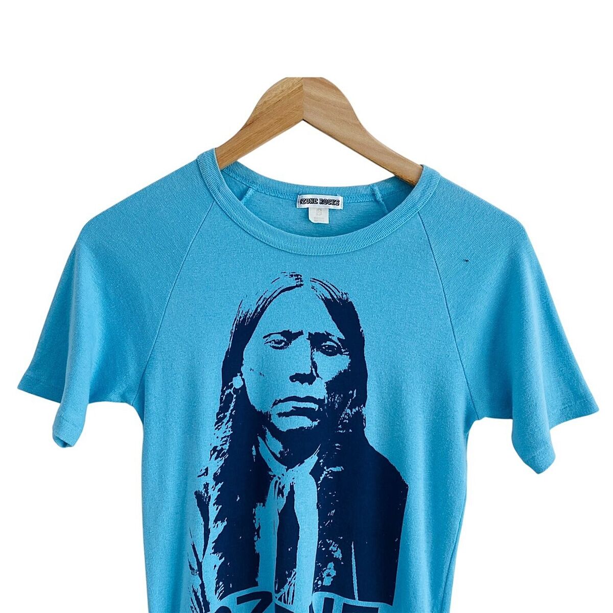 OZONE ROCKS Hysteric Glamour Tee Shirt Light Blue Size S OZONE ROCKS Hysteric Glamour Tee Shirt Light Blue Size S