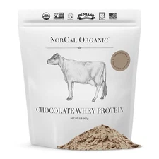 NorCal Organic Chocolate Whey Protein | 100% USA Grass-Fed USDA Certified | N...