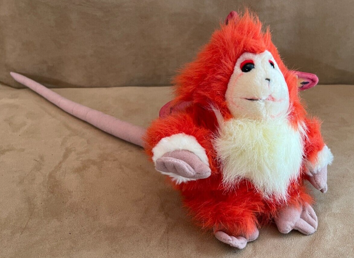 With TAG 1986 Captain EO elephant plush Fuzzball Disney Michael