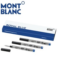 Montblanc Rollerball Small Tintenschreiber Refill Mine M Royal Blue Blau 3 StüCk
