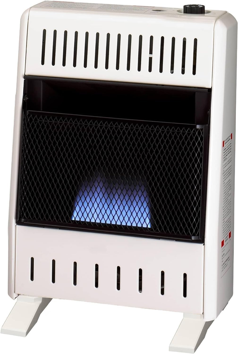 10000 BTU Natural Gas Blue Flame Space Heater with Thermostat