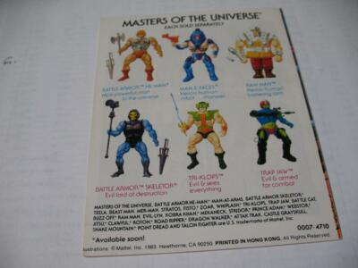 80S ORIGINAL MATTEL He-Man Motu Master Of The Univers Roboto Action