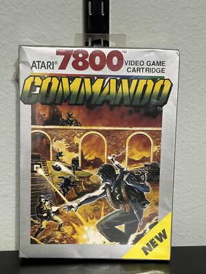 Atari 7800 Commando Sealed Mint MISB Never Opened Very Rare