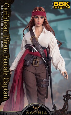 BBK BBK017 1/6 Caribbean Pirate Sophia Female Captain 12