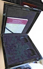 LUXURY CASE FOR WW1 VC COMMEMORATIVE SOVEREIGN & CROWN BOX (ONLY) WITH COA