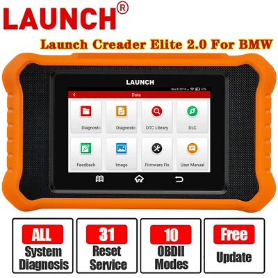 2025 LAUNCH X431 Creader Elite V2.0 OBD2 lettore diagnostico auto per BMW