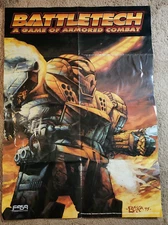 Battletech Promo Poster 1996 - Battletech vintage FASA