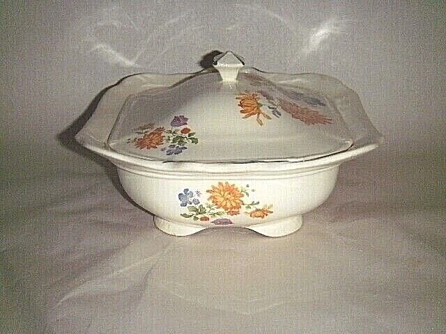 TAYLOR SMITH TAYLOR BOWL FLORES DE PRIMAVERA RECTANGULAR CUBIERTO PORCIÓN DE VERDURAS  Foto 4 de 4