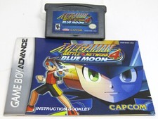 Game Boy Advance Megaman 4 Blue Moon, Game in Clear Case and Manual.