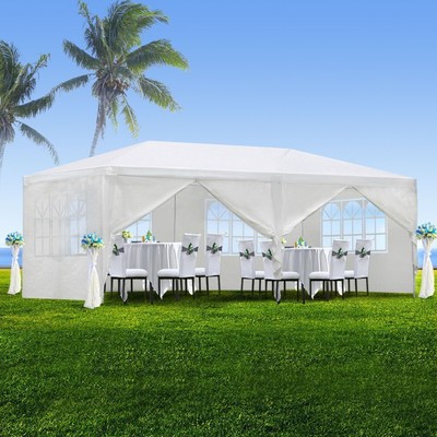 Canopy Tent Shelter 10 X 20 Domain Carport Outdoor With 6 Side