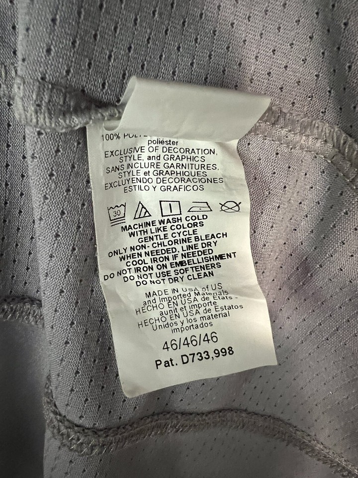 Tampa Bay Rays Pete Fairbanks Autographed 2021 Road Gray Nike Authentic