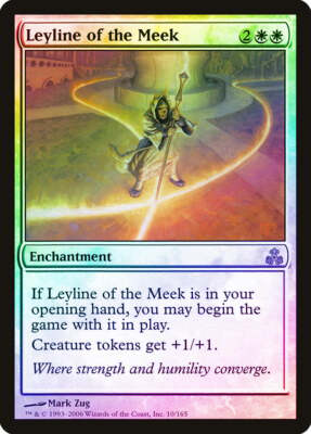 Leyline of the Meek FOIL Guildpact HEAVILY PLD White Rare MAGIC CARD  ABUGames | eBay