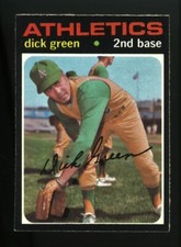 1971 O PEE CHEE OPC Dick Green #258 NM MT