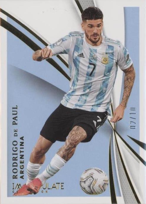 【50シリ】Panini Immaculate／ロドリゴルーキーカード！ 2021 Panini Immaculate Collection - Rodrigo de Paul #14 for sale