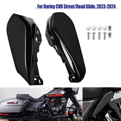 Für Harley Street Glide Road Glide Hitzeschutz Cover Windabweiser Heat Shield XY
