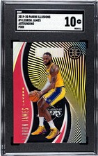 2019 Panini Illusions Lebron James #9 Astounding Pink SGC 10 GM Pop 1