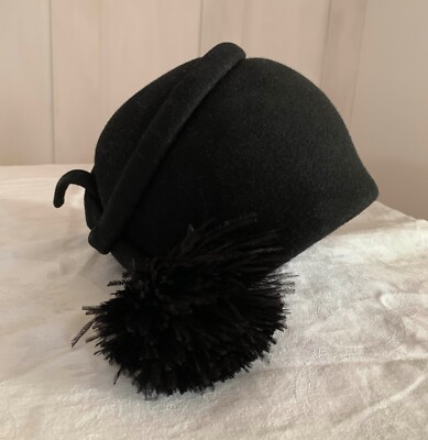 ADOLFO NY Paris women’s wool felt hat Adolfo II 80s Wool Hat Paris New York Adolfo II Women main image 2