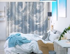 3D Sky Cloud Feather ZHUA4173 Photo Curtain Window Blockout Fabric Amy 2023