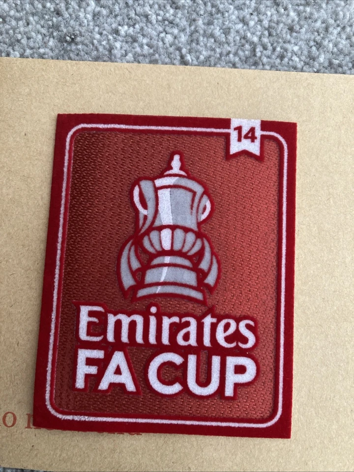 FA Cup 14 Times Winner Champions Sleeve Patch Badge Heat Transfer Arsenal