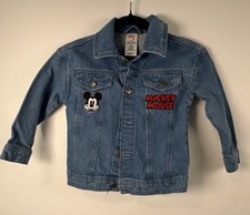 DISNEY Junior Mickey Mouse Denim Jacket Size 5