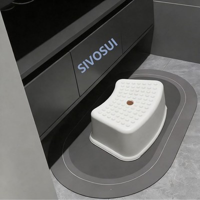 SIVOSUI Non-Slip Kids Step Stool Sturdy Safe Toddler Stool for White