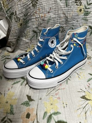 Converse Chuck Taylor All Star Lift Platform High Embroidered Bracelet - 7.5