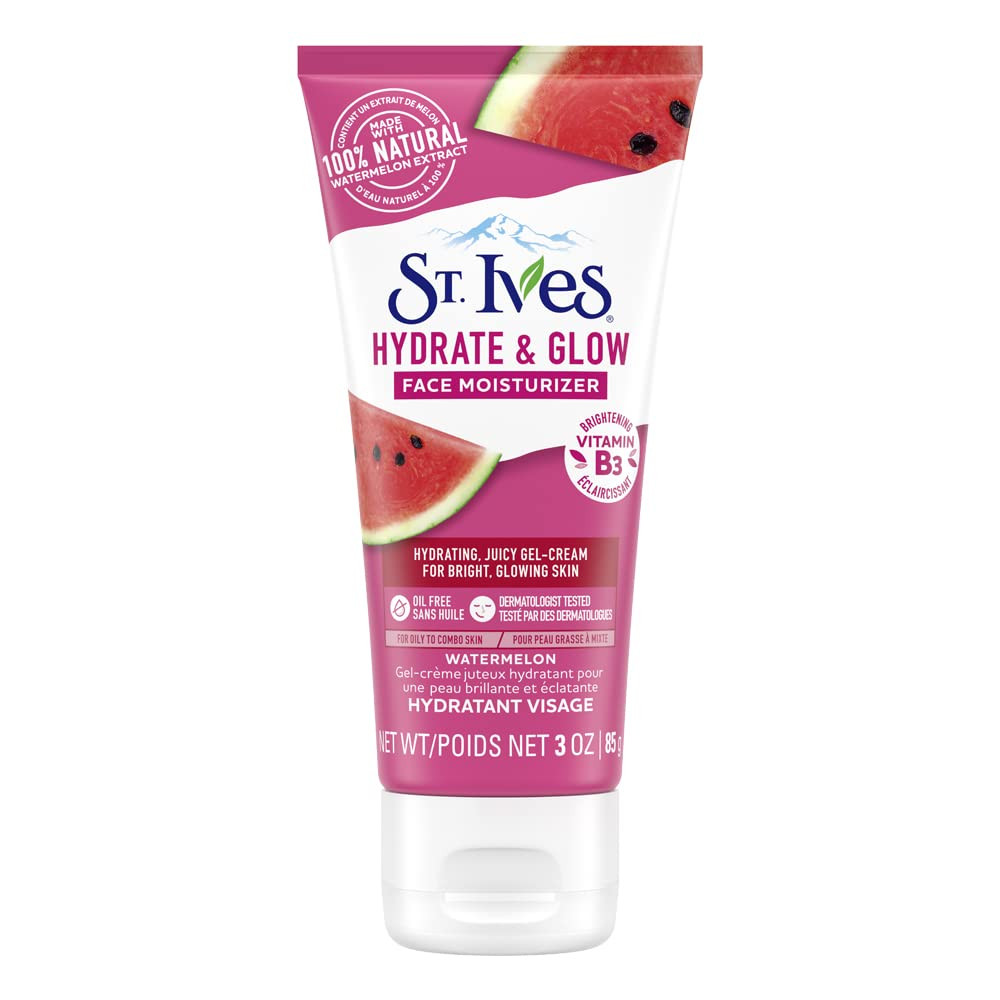 St Ives Watermelon Hydrate Glow Face Moisturizer 3 oz