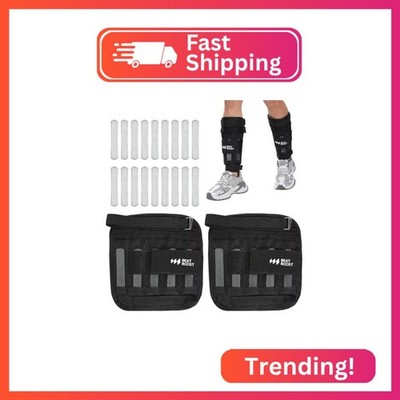 BeatBoost Adjustable Ankle Weights 10LB Leg Weights for Men