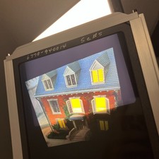 Peter Pan Disney Slide Darling House Night Scene Animation Prop PANI Frame 8x8"