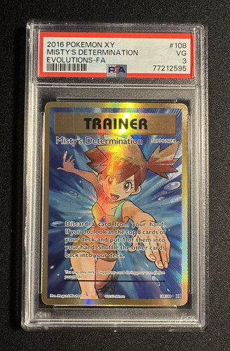 Misty's Determination graded PSA 3 for sale on eBay