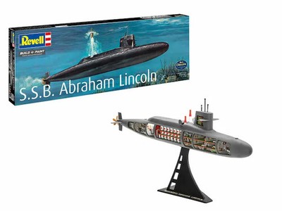 Revell 05185 - 1/253 S.S.B. Abraham Lincoln with Interior - Neu