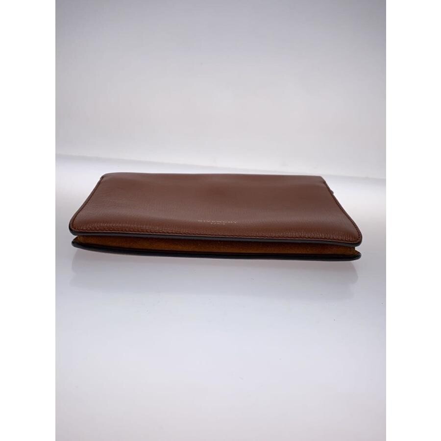 GIVENCHY Brown Leather Shoulder Bag Women Solid BB50A7B07L Auth image 4