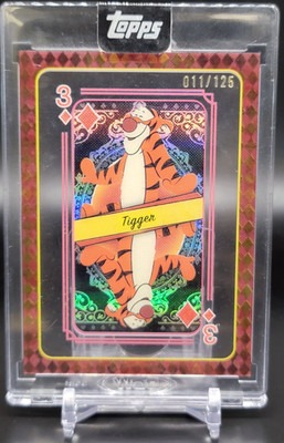 2025 Topps Disney Mint Tigger 3 Of Diamonds /125 QH-47