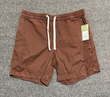 Goodfellow Co Men's Shorts Vintage Pull Up 7' Inseam Brown Medium