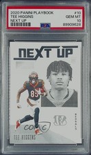 2020 Panini Playbook Next Up Tee Higgins #NU-10 PSA 10 GEM MT 1dj9