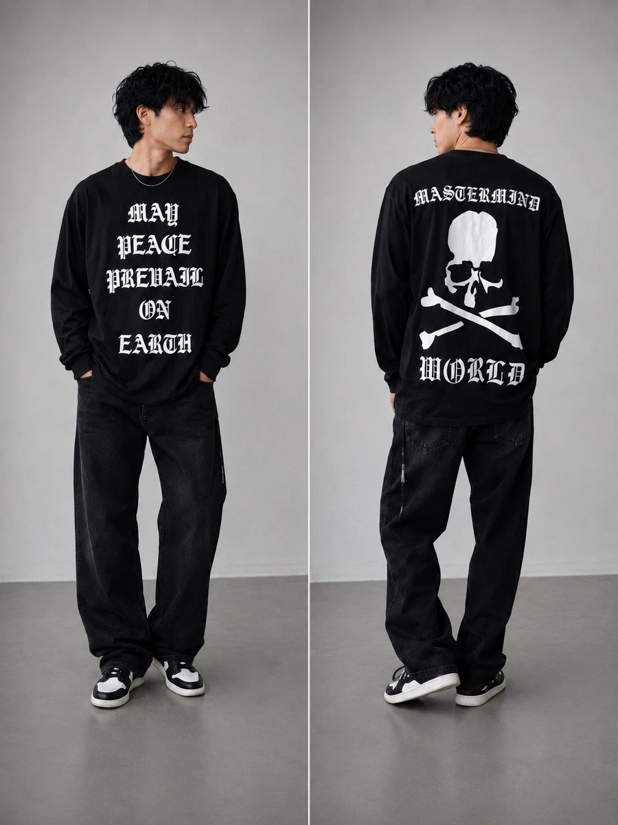 Mastermind Japan Long Sleeve Regular Size T-Shirts for Men for