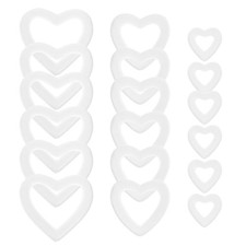 18 Pcs Foam Wreath Forms Shape Crafting Blank Shapes for Party