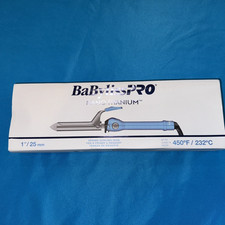 BaBylissPRO Nano Titanium Extended Barrel Curling Iron 1 inch 450 Degrees