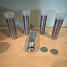 200 Buffalo Nickels 5C US Coins Circulated Bulk Lot Uncertified in Plastic Tube