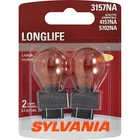 Sylvania 3157Na Long Life Mini Bulb - Amber Automotive Light Bulb - Ca