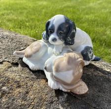 NAO by Lladro - Wake Up - Two Sleeping Dogs - Porcelain Figurine