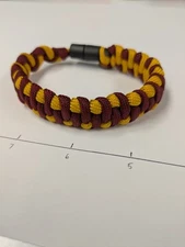 HANDMADE Paracord Commanders colors Bracelet
