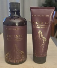 Beekman 1802 Goat Milk Hand Body Wash 12.5 oz Fig Leaf  Hand Cream New, Sealed
