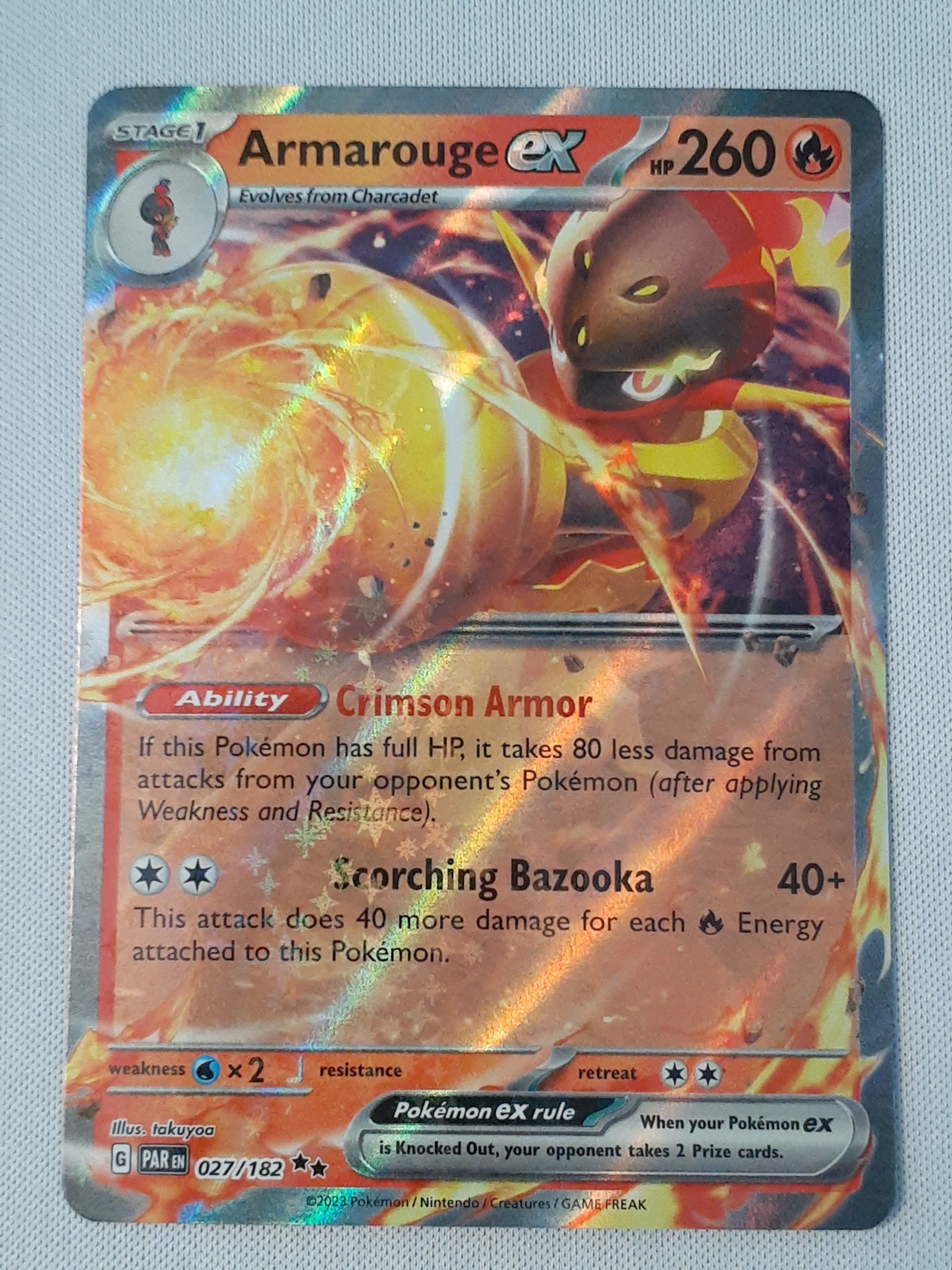 Armarouge EX Paradox Rift 27 *NM*