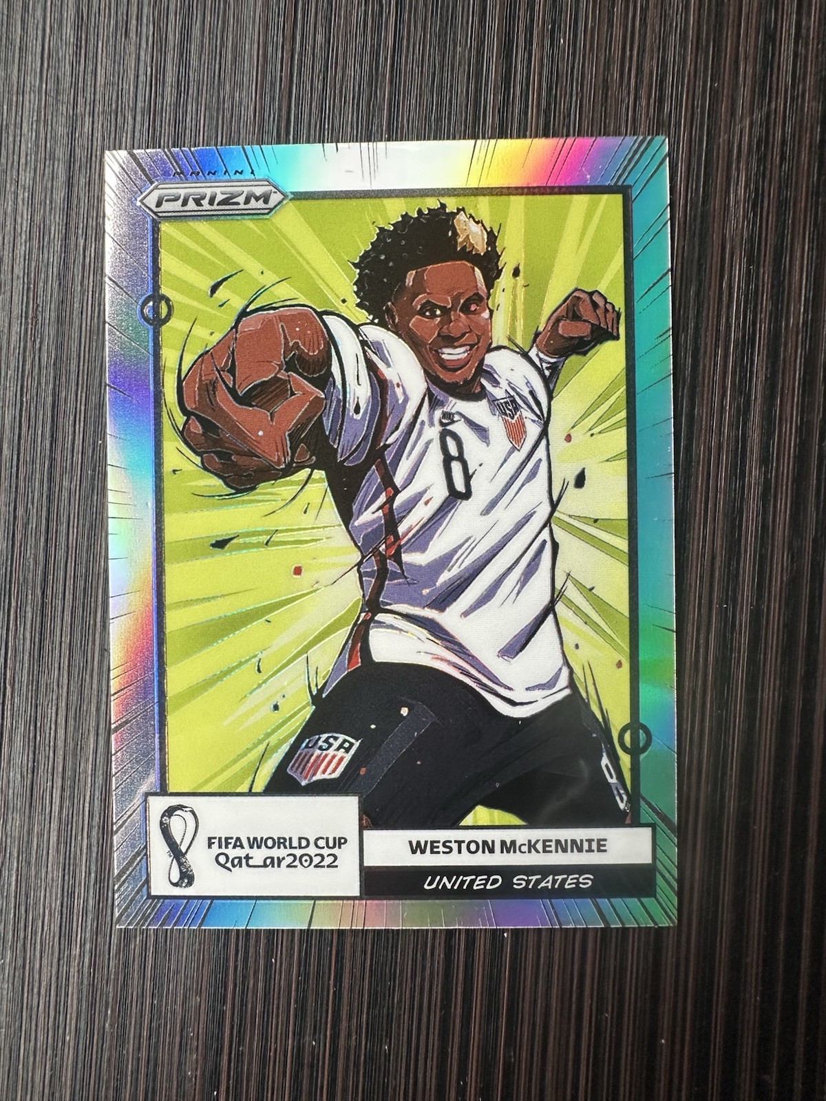 WESTON MCKENNIE 2022 PANINI PRIZM WORLD CUP QATAR MANGA #23 CASE HIT SSP USA