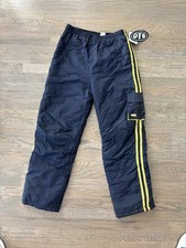 Vintage Youth Kids OTB Pants Track/ Windbreaker Sz 18/20 Navy NWT